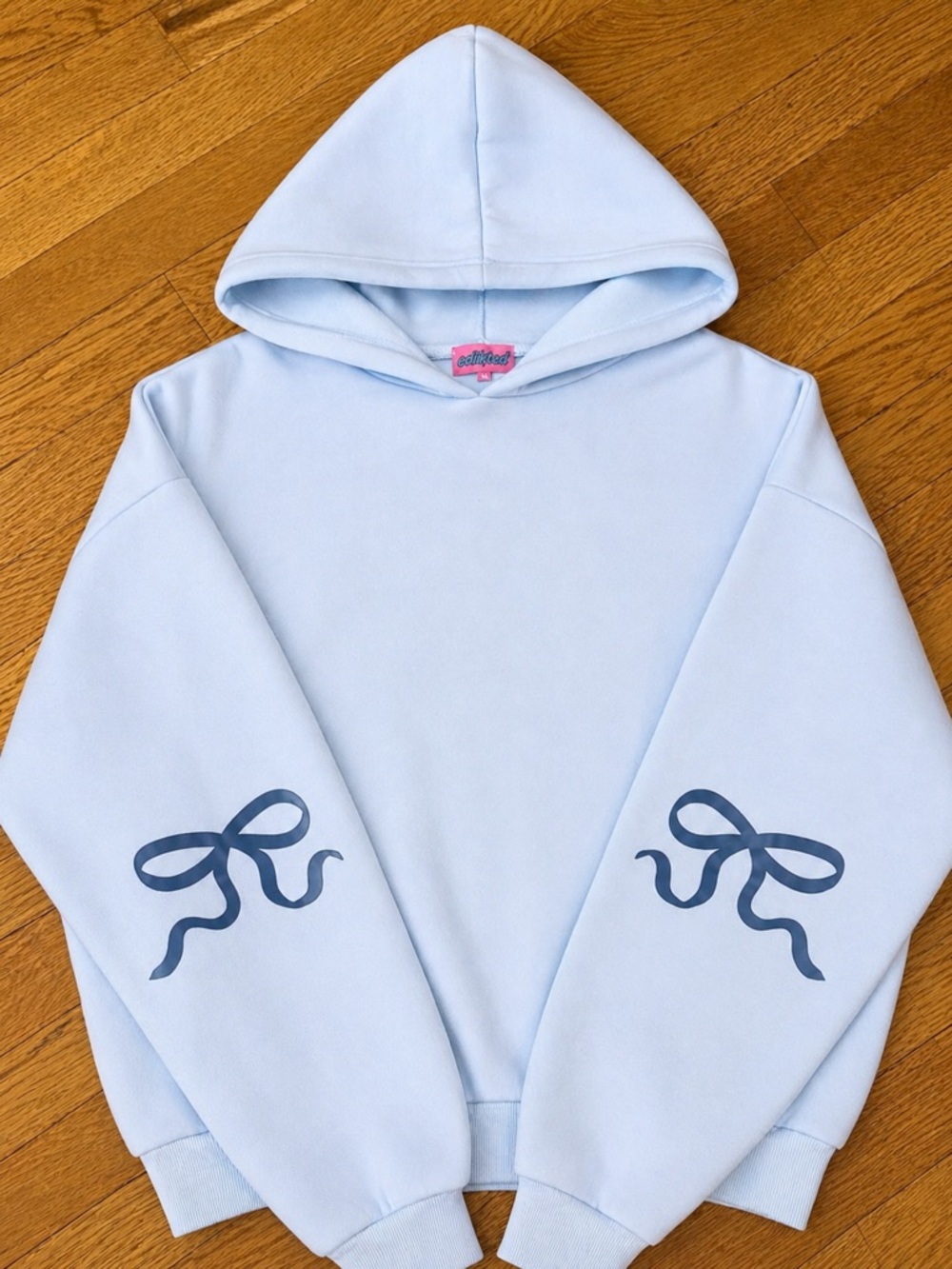 Edikted light blue hoodie